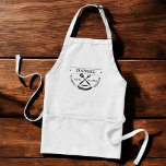 Modern Grillmaster Father's Day  Standard Apron<br><div class="desc">Elevate his grilling game with the Modern Grillmaster Personalized Men's Apron! Featuring sleek, contemporary design, this apron is customized with his name and photo for a personal touch. Made with durable, high-quality fabric, it’s both stylish and practical, offering full coverage to protect against spills and splashes. Perfect for BBQ enthusiasts,...</div>