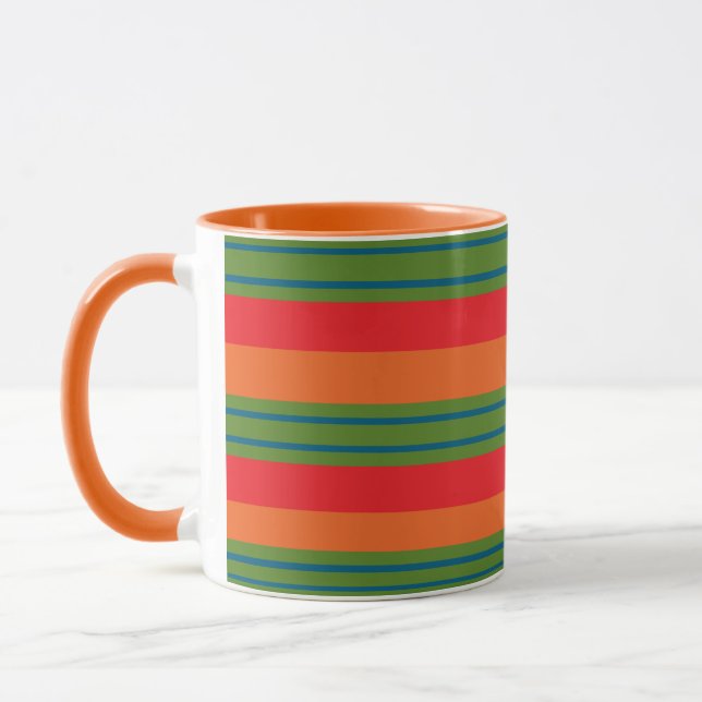 modern groovy funky mid century mug (Left)