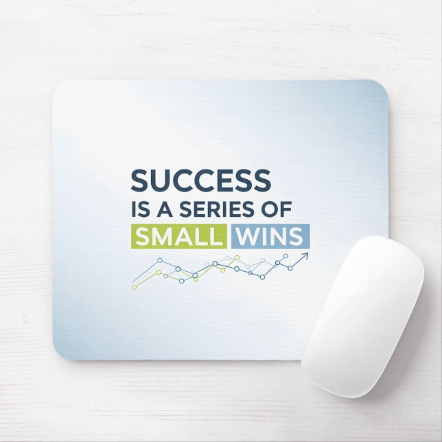 Modern Growth Chart Data Quote Professional Office Mouse Pad (With Mouse)