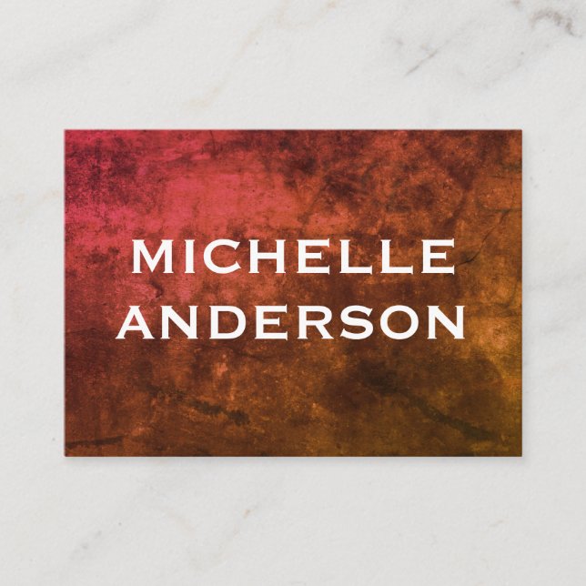 Modern Grunge Business Card (Front)