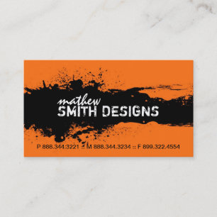 Modern Grunge Business Card