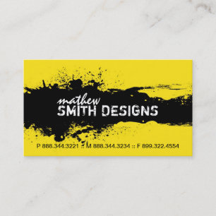 Modern Grunge Business Card