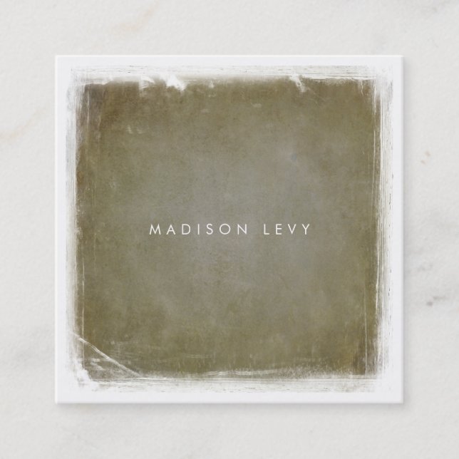 Modern Grunge Texture Minimalist Appointment Cards (Front)