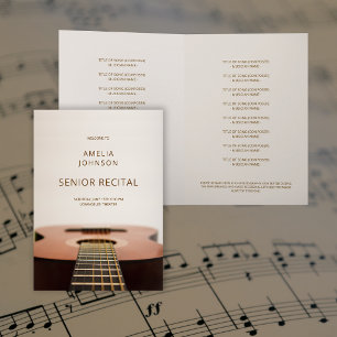 Modern Guitar Music Senior Recital Program List