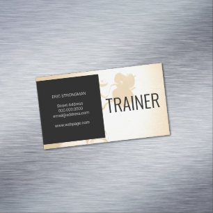 Modern gym inspired 	Magnetic business card