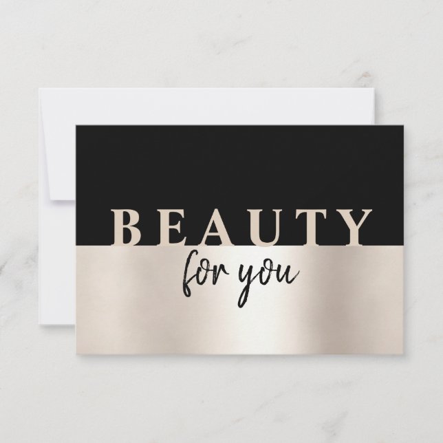 Modern Hair Salon Gold  (Front)