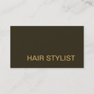 Modern Hair Stylist Professional Business Card