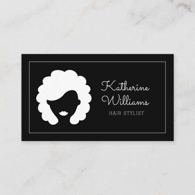 Modern Hairstylist Appointment Card (Front)