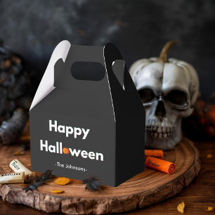 Modern Halloween Favour Box – Personalized