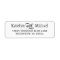 Modern Hand Lettered Couple Wedding Address