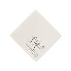 Modern Hand Lettered Mr and Mrs Wedding