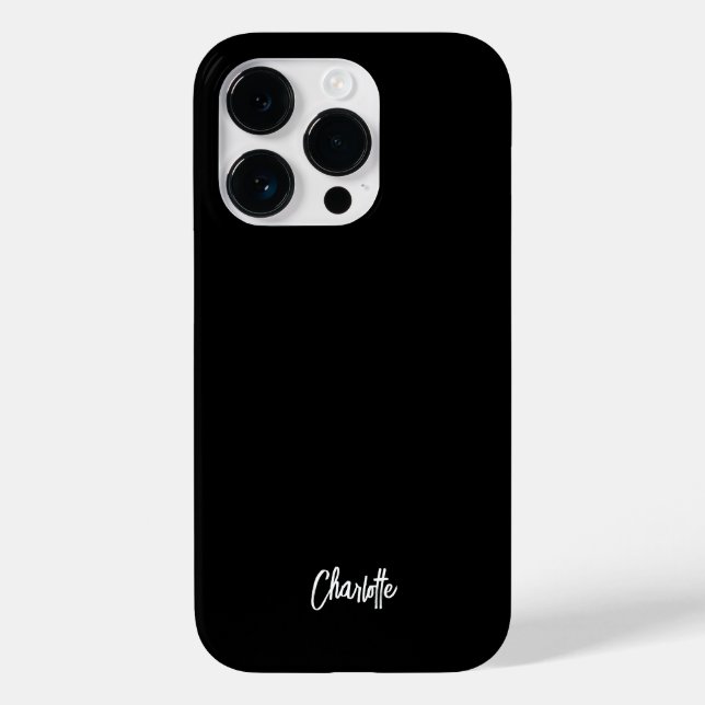 Modern Hand Lettered Script Personalized Case-Mate iPhone Case (Back)