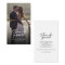 Modern Hand-Lettered Wedding Day Photo Thank You