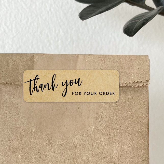 Modern Hand Script Thank You for Your Order (Creator Uploaded)