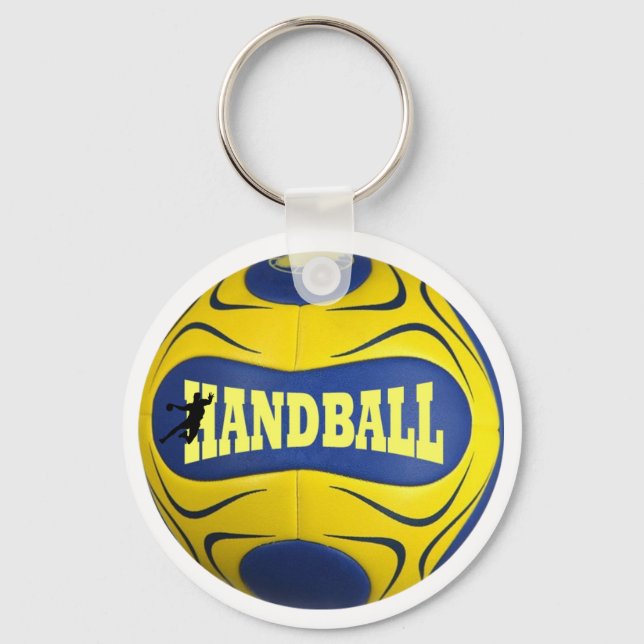 Modern HandBall Portecles Keychain (Front)