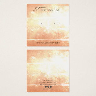 Modern Handcrafted Jewellery Designer Display Card