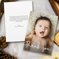 Modern Handlettering Script Baby Shower Photo