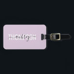 Modern Handwriting Calligraphy Name Simple Luggage Tag<br><div class="desc">Modern font combined with handwriting calligraphy.</div>