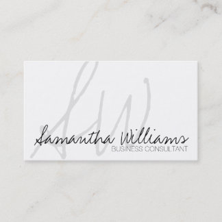 Modern Handwriting Professional Business Cards