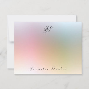 Modern Handwritten Monogram Colourful Template