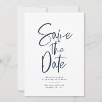 Modern handwritten text wedding