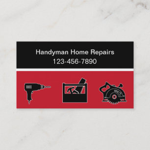 Modern Handyman Business Cards