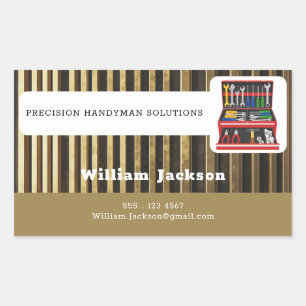 Modern handyman construction custom logo  sticker