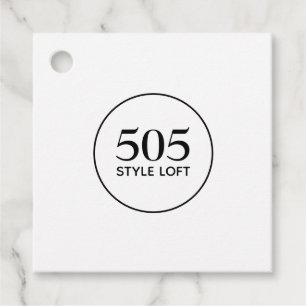 Modern Hang Tags, Clothing Label, Store Sale Favour Tags