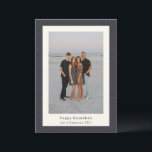 Modern Hanukkah Star Elegant Navy Blue Photo Holiday Card<br><div class="desc">Modern Hanukkah Star Elegant Navy Blue Photo Holiday Card</div>