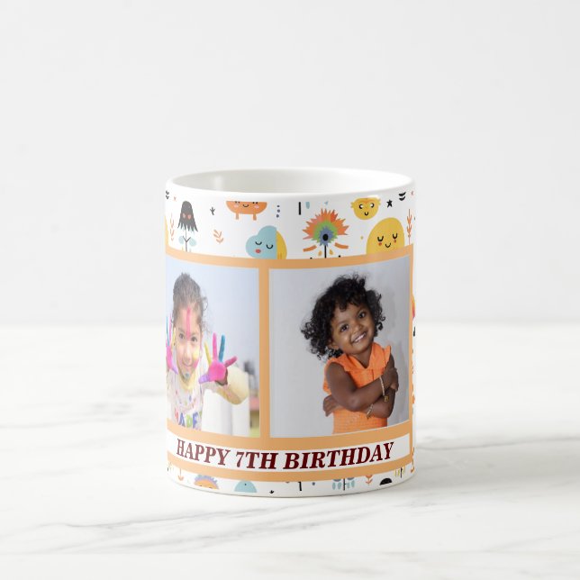 Modern Happy Birthday gifts Coffee Mug (Center)
