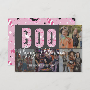 Modern Happy Halloween Photo Card