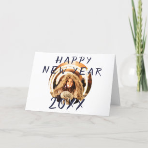 Modern Happy New Year 2023 Photo Holiday Card