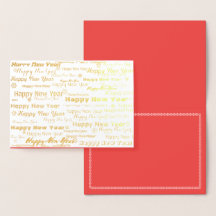 Modern Happy New Year card