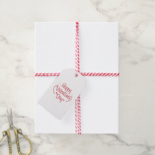 Modern Happy Valentine's Day Gift Tag
