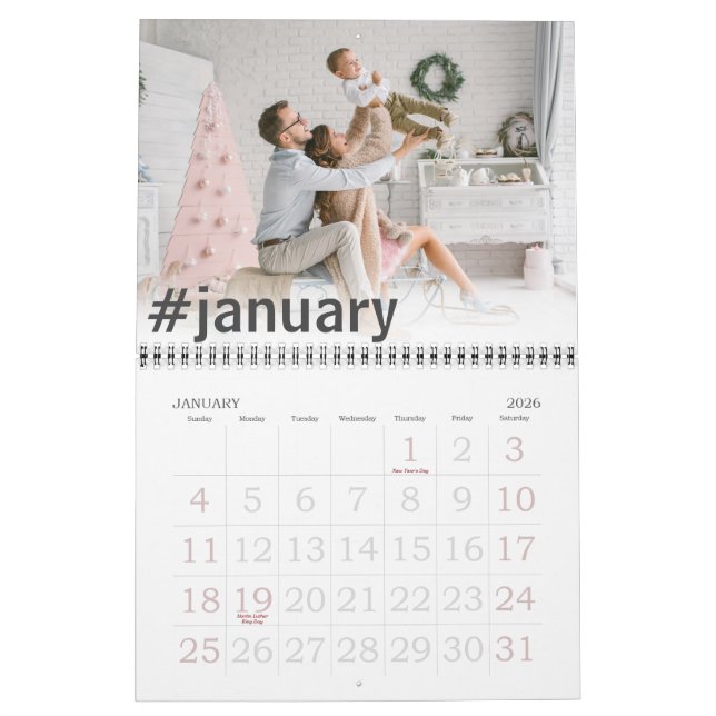 Modern Hashtag | 2023 Photo Calendar (Jan 2026)