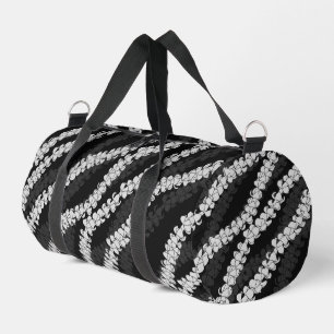 Modern hawaiian print duffle bag
