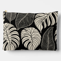 Modern hawaiian print leaves pattern
