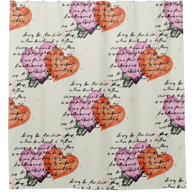 Modern Heart Pattern with Script Background (12) (Front)