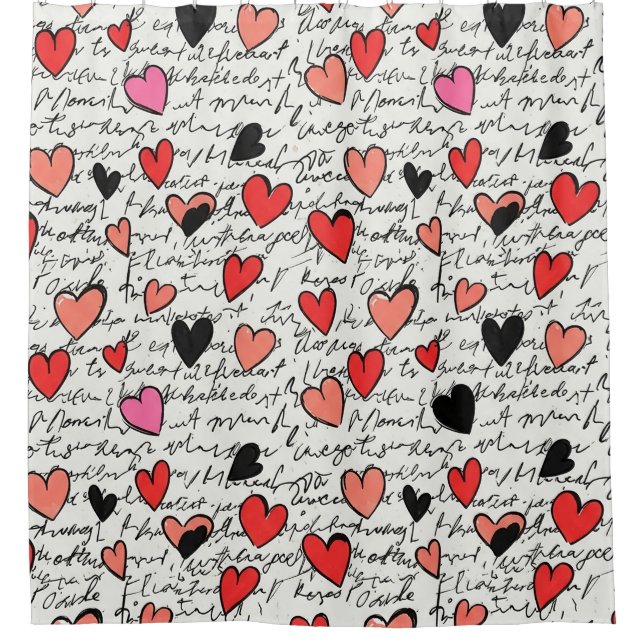 Modern Heart Pattern with Script Background (15) (Front)