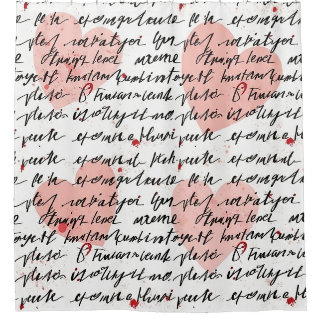 Modern Heart Pattern with Script Background (19) (Front)