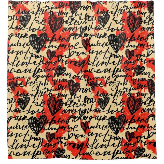 Modern Heart Pattern with Script Background (2) (Front)