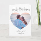 Modern | Heart Photo | Any Year Anniversary