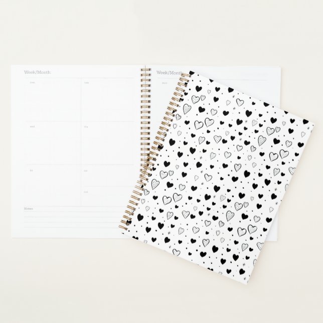 Modern Hearts Pattern (Devant avec enveloppe)