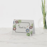 Modern Heirloom Morning Glory Thank You