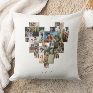 Modern Heirloom Photo Art Throw Pillow