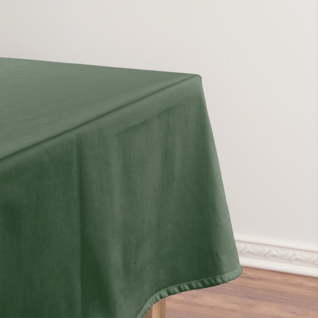 Modern Heritage Solid Evergreen Tablecloth (In Situ)