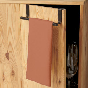 Modern Heritage Solid Rich Terracotta Kitchen Towel