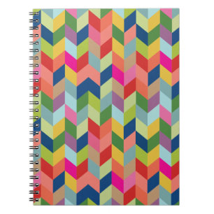 Modern Herringbone Pattern Notebook