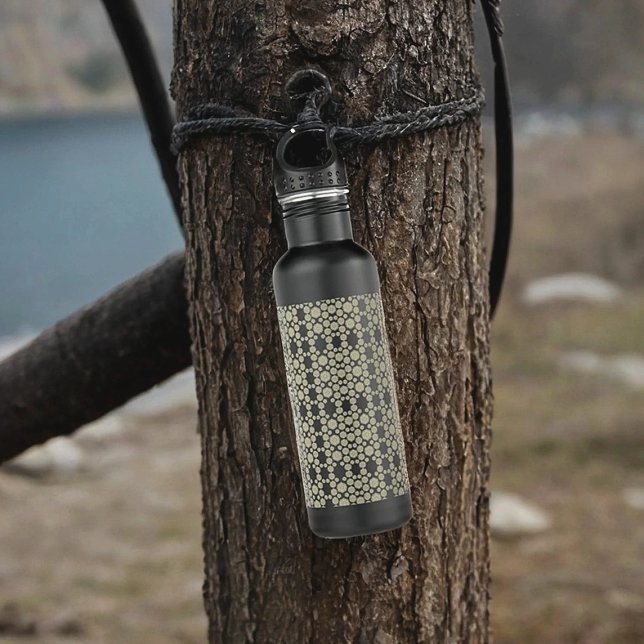 Modern hexa ivory white ursidae 710 ml water bottle (Creator Uploaded)