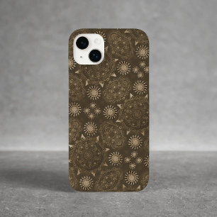 Modern Hexa Sepia Golden Ursidae Case-Mate iPhone 14 Plus Case
